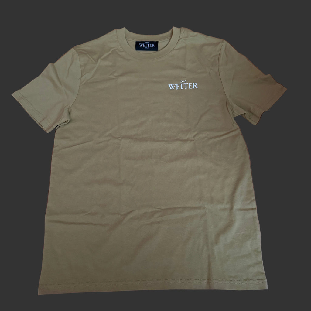 Das Wetter-Shirt »Es kann nur besser werden« (Olive / Weiß)