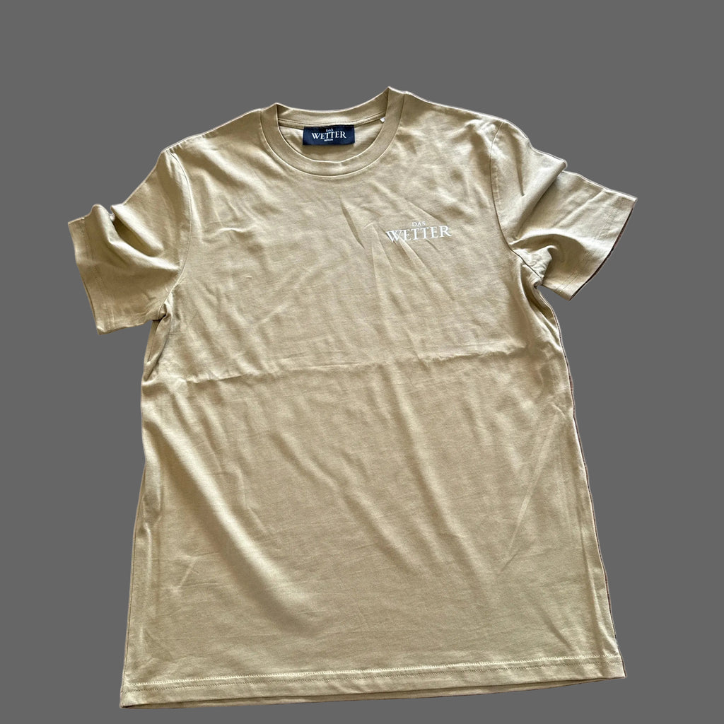 Das Wetter-Shirt »Es kann nur besser werden« (Olive / Weiß)