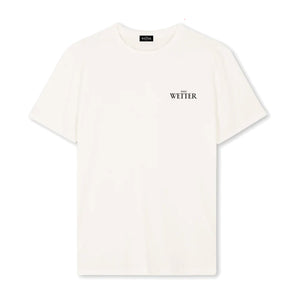 Das Wetter-Deluxe-Shirt »Es kann nur besser werden« (Vintage White/Schwarz)