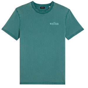Das Wetter-Shirt »Es kann nur besser werden« (Grün/ Vintage)