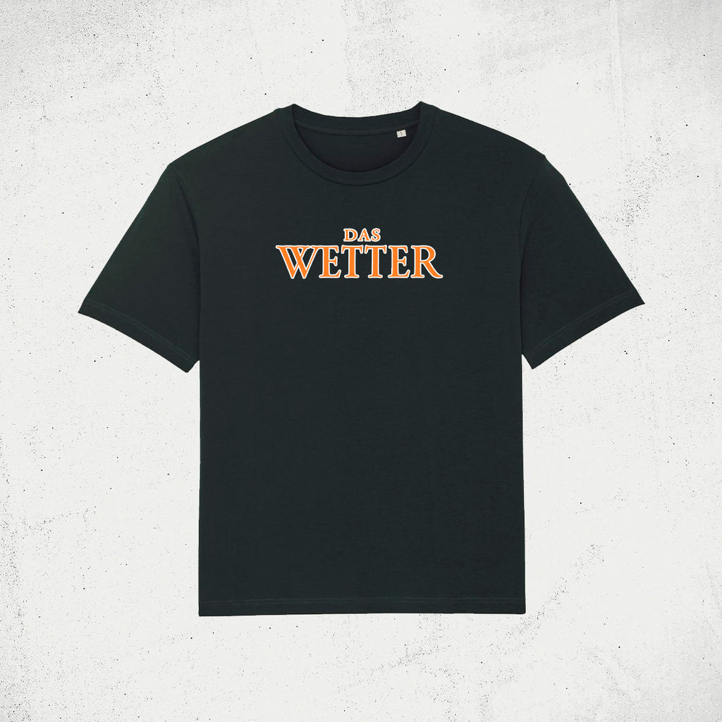 Das Wetter-Shirt »Classic« (Schwarz/Orange)