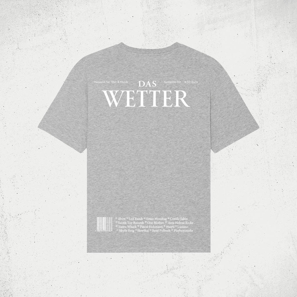Das Wetter-Shirt »Inhalt« (Grau)