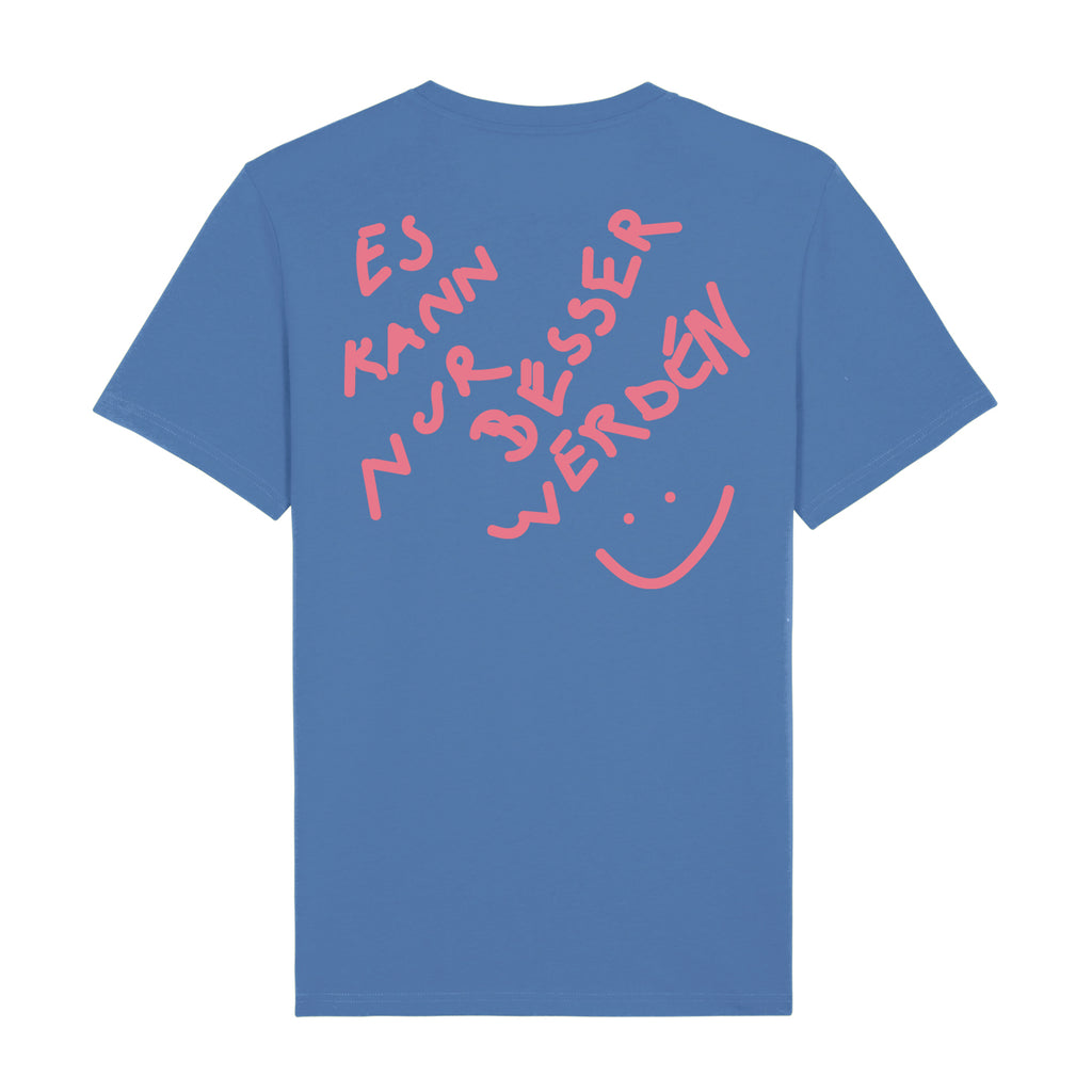 Das Wetter-Shirt »Es kann nur besser werden« (Blau)